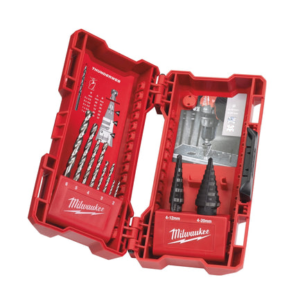 Milwaukee Combiset Stappen- en Metaalboor Set 10st