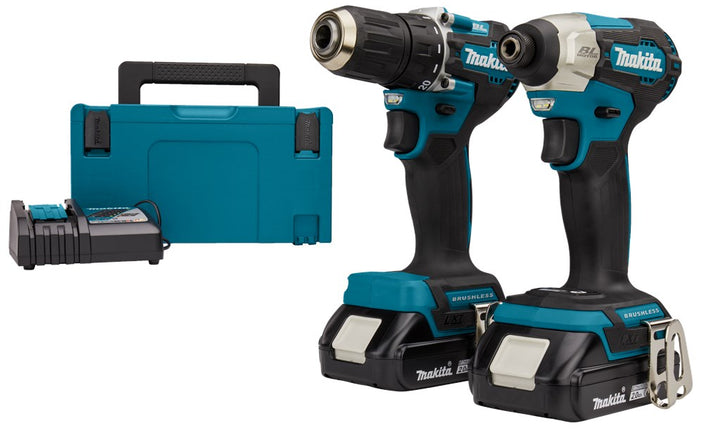 Makita DLX2423AJ 18 V Combiset voor lichter boor- en (slag)schroefwerk