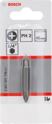 Bosch Dubbelbit Extra-Hard PH2 45mm - 2607001740