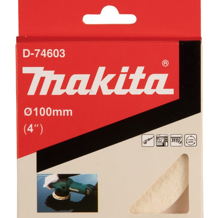 Makita Poetsschijf vilt 100mm - D-74603