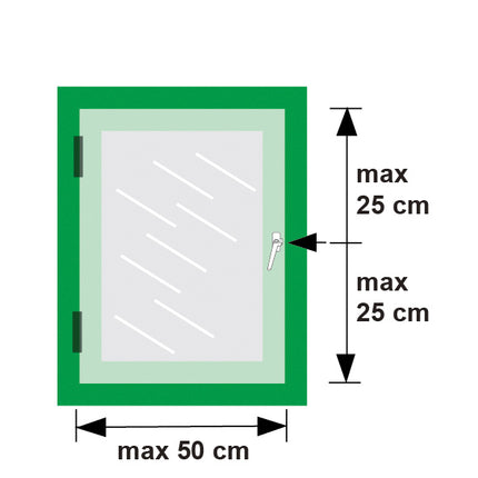 AXA Aluminium Raamsluiting 3308 Links F2 - 1305167