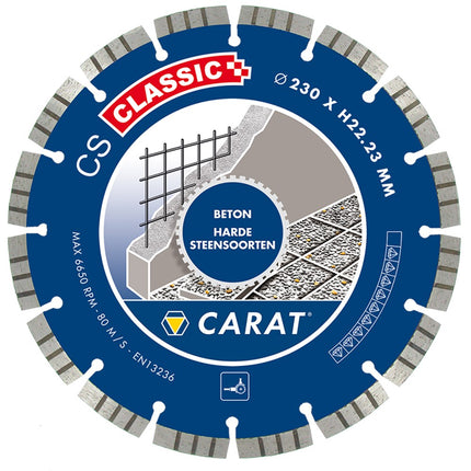 Carat Diamantzaag Beton Ø230X22,23mm  - Type CS Classic - CSC2303000