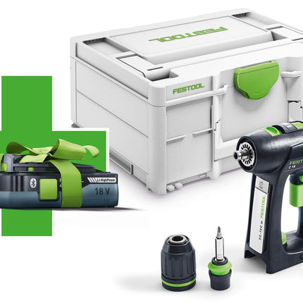 Festool Accu-Schroefboormachine C 18 Basic 4.0 - 577050