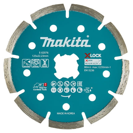 Makita Diamantschijf X-L 125x22,2mm - E-02076