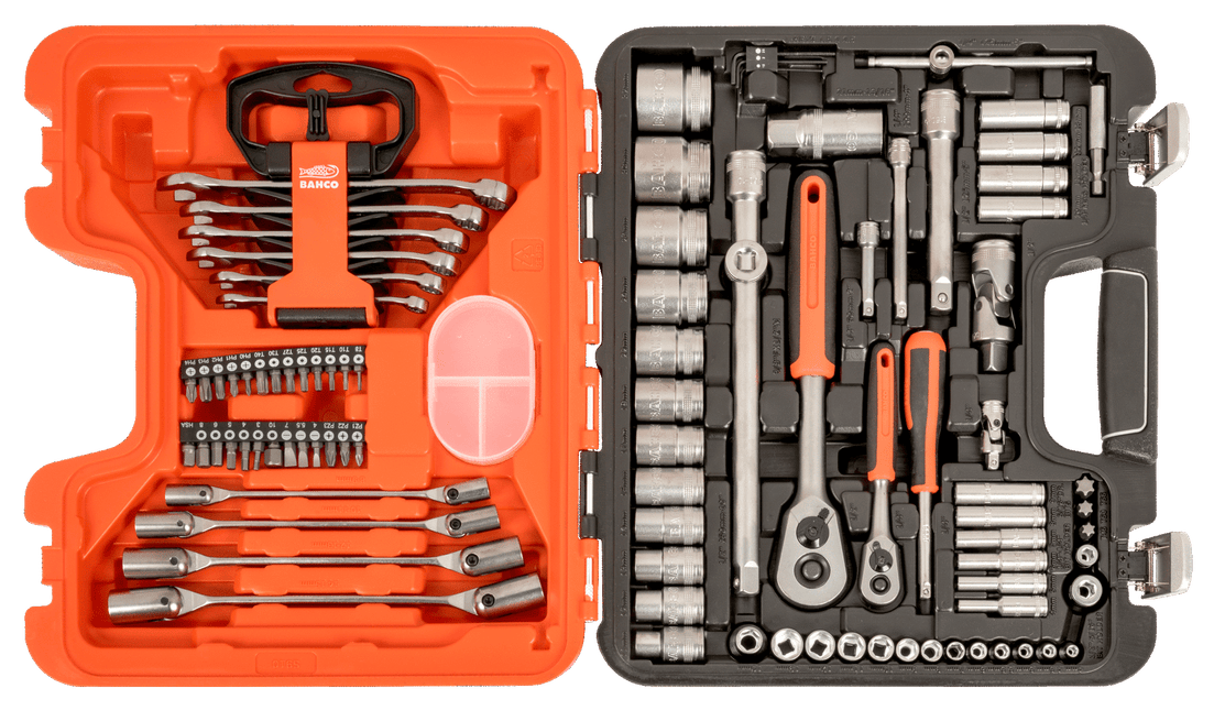 BAHCO Gereedschaps- en Doppenset 92-Delig - S910
