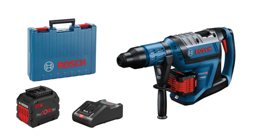 Bosch GBH 18V-45 C Accu boorhamer C&G in Koffer met 2x 12,0Ah accu's - 0611913002