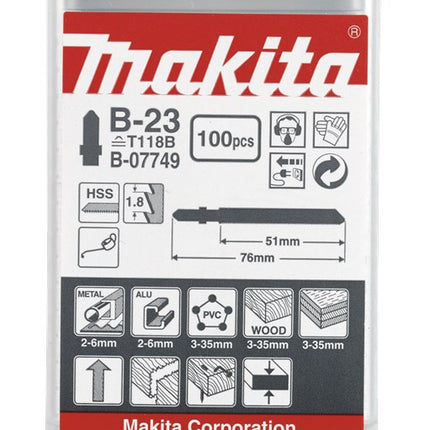 Makita Decoupeerzaagblad Universeel 51mm T118B - B-07749