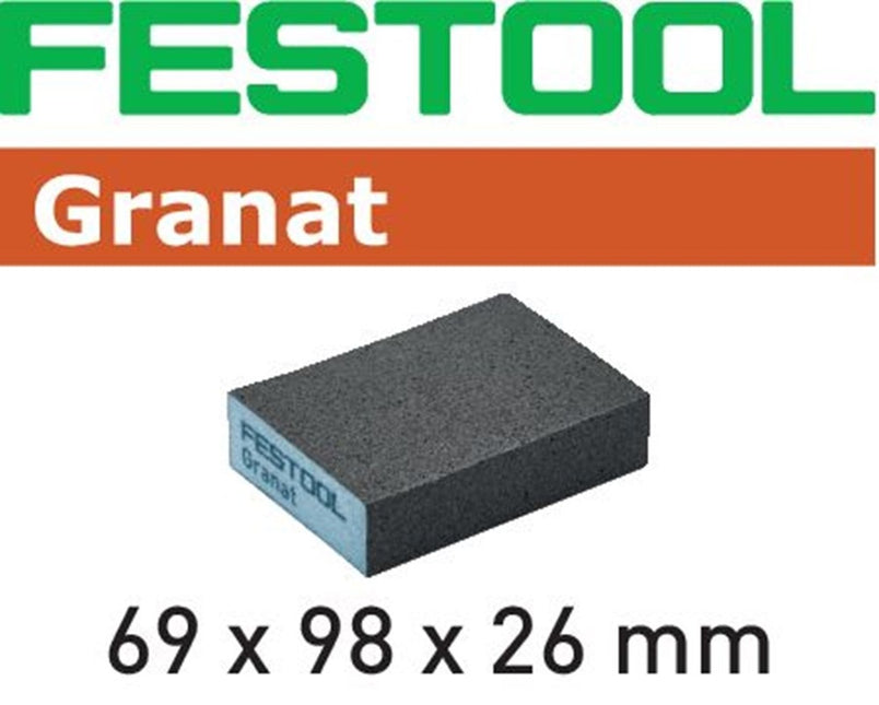 Festool Schuurblok Granat 69x98x26 120 GR/6 - 201082