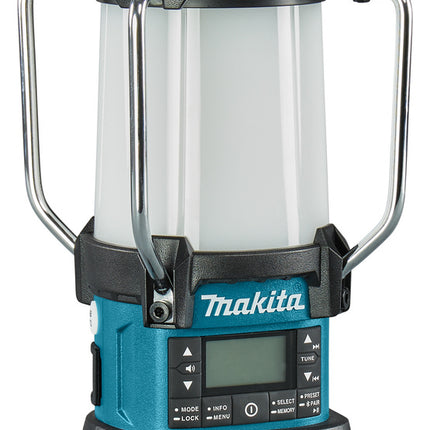 Makita DMR056 14,4 V / 18 V Camping lamp met radio en Bluetooth