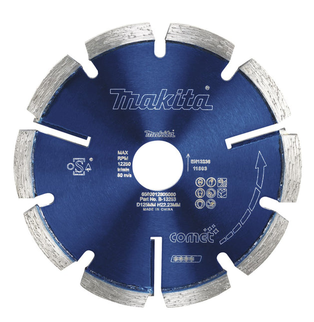 Makita Diamant Voegschijf 125X22,23X6,4mm Blauw - B-13253