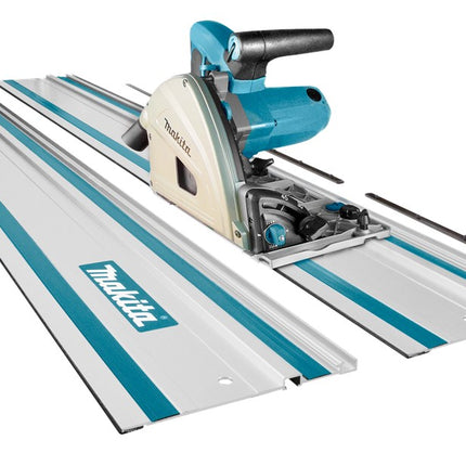 Makita SP6000J1X2 230 V Invalcirkelzaag 165 mm - 2 geleiderails