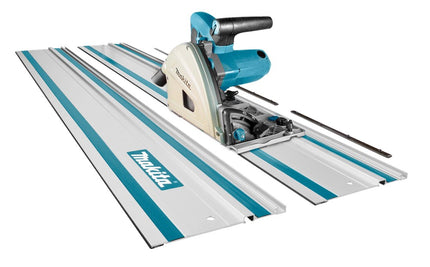 Makita SP6000J1X2 230 V Invalcirkelzaag 165 mm - 2 geleiderails