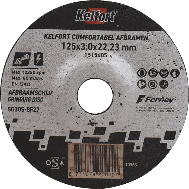 Kelfort Afbraamschijf 125x3,0x22,23mm - 1515605