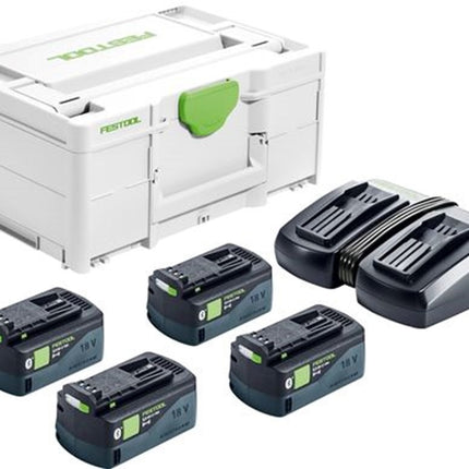 Festool SYS 18V 4x5,0/TCL6DUO Energie Set - 577709