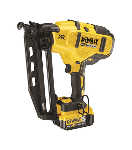 DeWalt DCN660P2-QW 18V XR brushless afwerktacker 1,6MM 16 gauge 2x 5,0AH standaard koffer