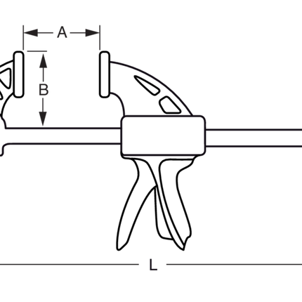 BAHCO Snelklemmenset - QC-300A-2P