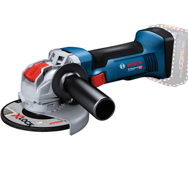 Bosch GWX 18V-8 Accu haakse slijpmachine C&G in Doos - 06019J7001