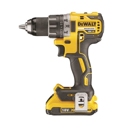 DeWalt DCD791D2-QW 18V XR brushless schroef-/boormachine 2x2.0AH in tstak