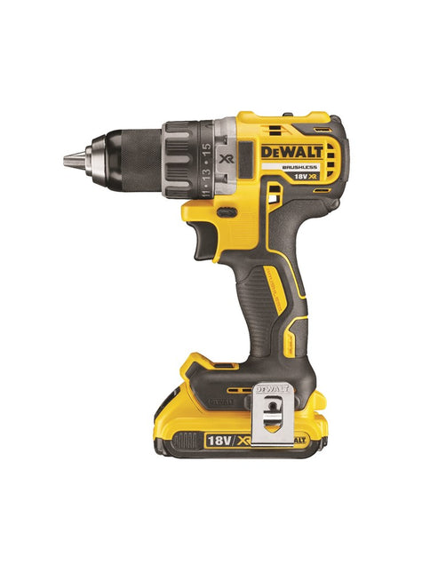 DeWalt DCD791D2-QW 18V XR brushless schroef-/boormachine 2x2.0AH in tstak