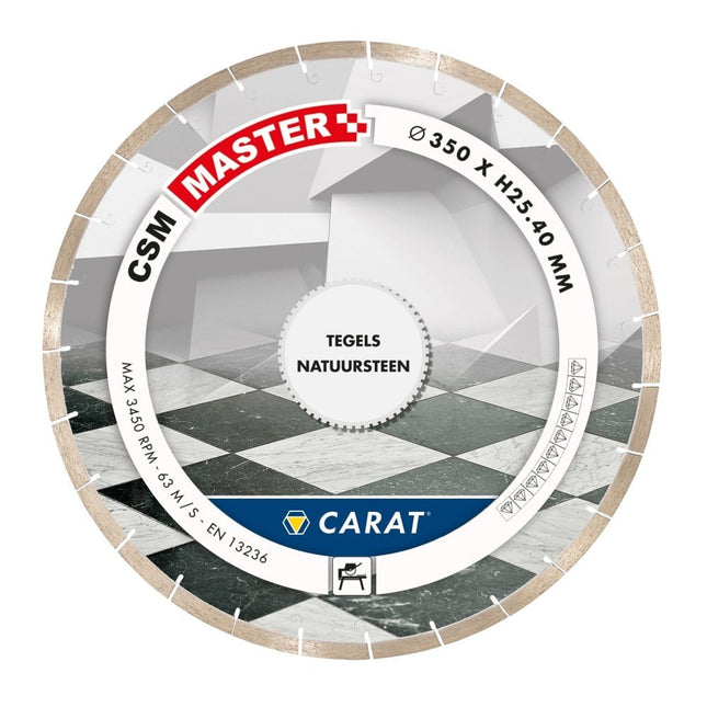 Carat Diamantzaag Tegels Ø300X25,40mm Type CSM Master Keramische Tegels - CSMM300400