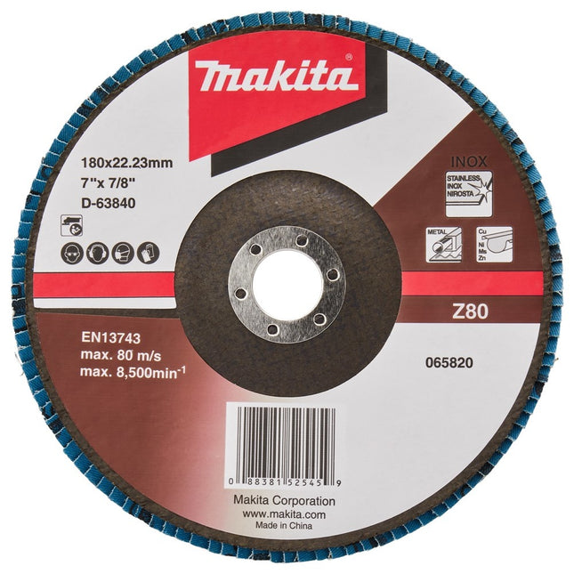 Makita Lamellenschijf 180x22mm Z80 10st - D-63840-10