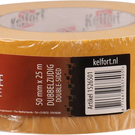 Kelfort Tapijttape Dubbelzijdig 50mm 25M - 1526501