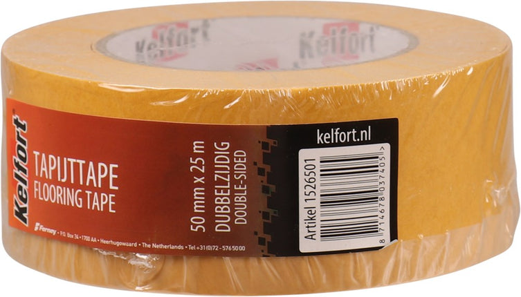 Kelfort Tapijttape Dubbelzijdig 50mm 25M - 1526501