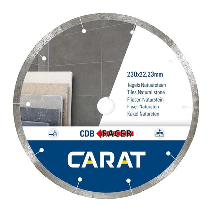 Carat Diamantzaag Ø230X22,23mm Tegels/Nat.Steen - CDB Racer - CDBM230300