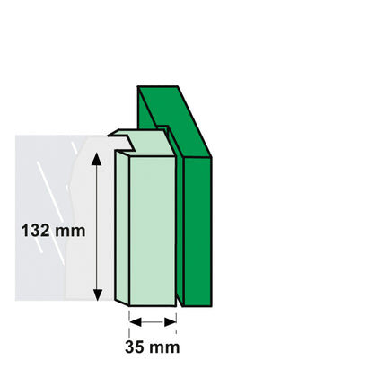 AXA Aluminium Raamsluiting 3308 Links F2 - 1305167