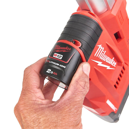 Milwaukee M12 UDEL-201B Universele Stofafzuiger - 2.0Ah 12V