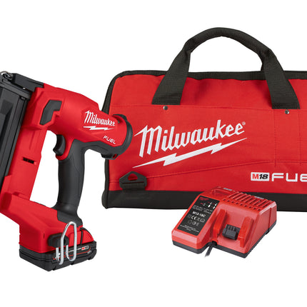 Milwaukee M18 FN18GS-202X Afwerkingstacker 18V