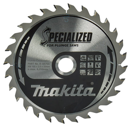 Makita Zaagb Hout 165X20X2 28T - B-56758