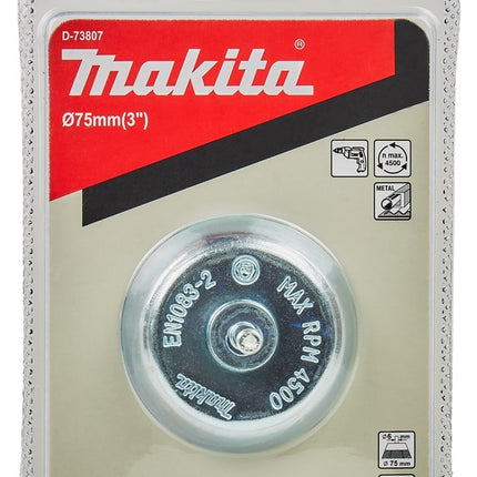 Makita Komborstel 6x75mm staa; - D-73807