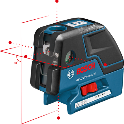 Bosch GCL 25 Punt/Lijnlaser met bouwstatief en beschermtas - 0601066B01