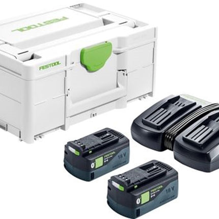 Festool SYS 18V 2x5,0/TCL6DUO Energie Set - 577707