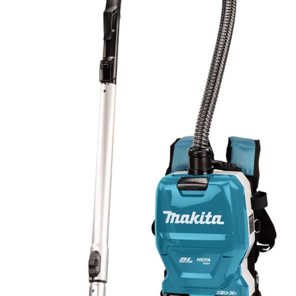 Makita DVC261TX22 2x18 V Rugstofzuiger voor schoonmaak