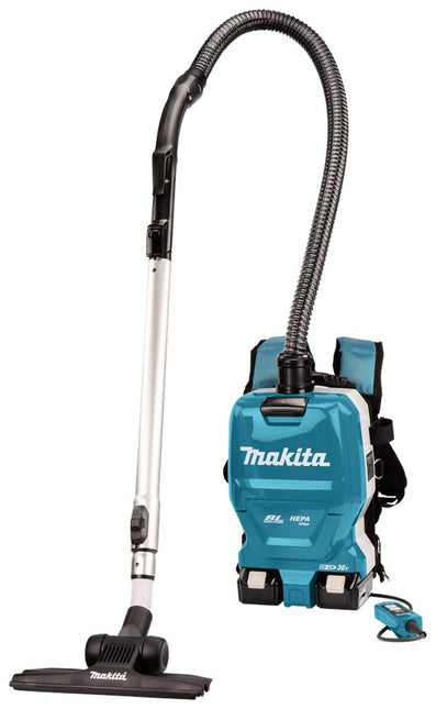 Makita DVC261TX22 2x18 V Rugstofzuiger voor schoonmaak