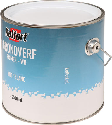 Kelfort Grondverf Waterbasis Wit 2500ml - 1516072