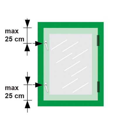 AXA Aluminium Raamsluiting Rechts F2 - 3308-31-92/E