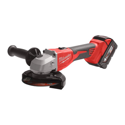 Milwaukee M18 BLSAG125X-402X Koolborstelloze Haakse Slijper  - 4Ah 18V