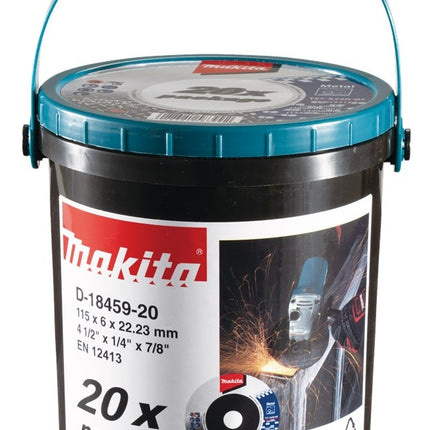 Makita Afbraams met 115x6,0x22,2 20st - D-18459-20