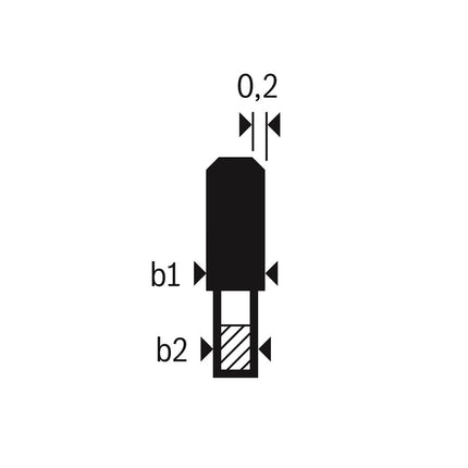 Bosch Blad Exp. F/CMNT 250x30x2.2/1.6x6T ACCU - 2608644558