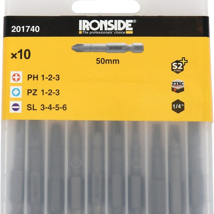 Ironside Bitset TORX-HEX 50mm 10st