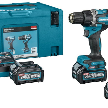 Makita DK0198G201 40V Max Combiset boren en slagschroeven