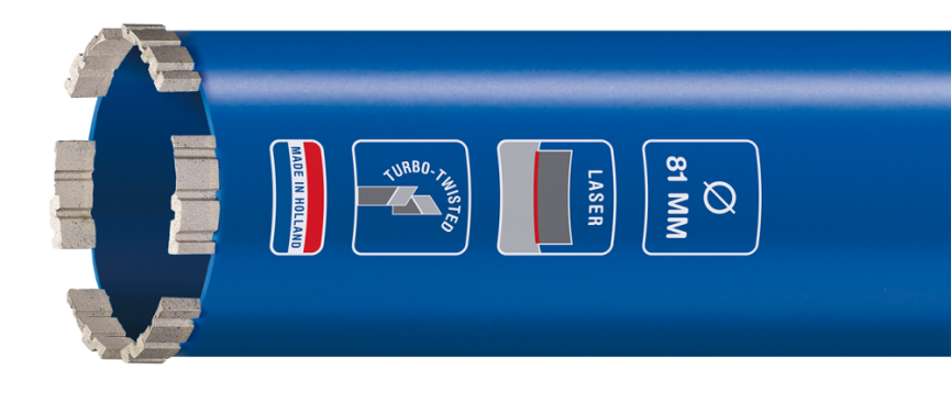 Carat Laser Diamantboor Ø25x400xm30 - Beton Master - EM02540050