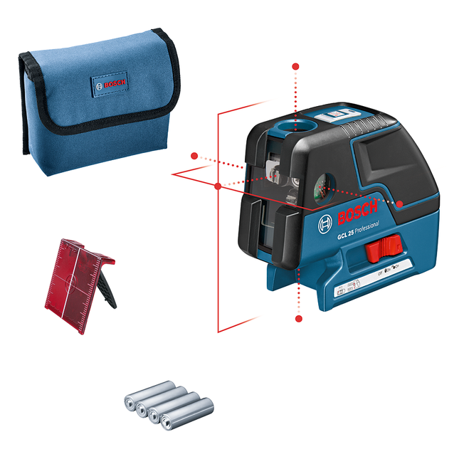 Bosch GCL 25 Punt/Lijnlaser met beschermtas - 0601066B00