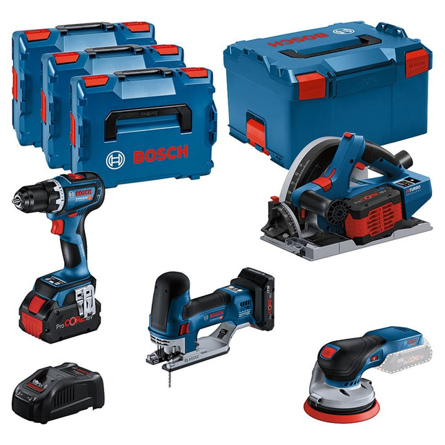 Bosch 4-delige Toolkit in L-Boxx 18V GSR GKT GST GEX - 0615990N36