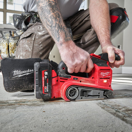 Milwaukee M18 FBTS75-0 Bandschuurmachine 75mm 18V - Zonder accu en lader - 4933479614