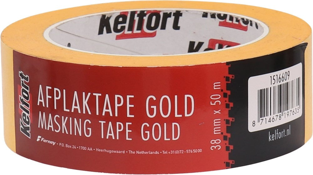 Kelfort Afplaktape Gold 38mm 50M - 1516609