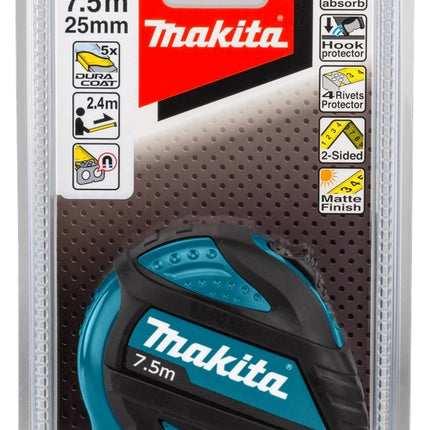 Makita Rolbandmaat 7,5mtr 25mm T=mm - B-68513